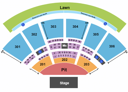 Utah First Credit Union Amphitheatre Chris Stapleton Seating Chart